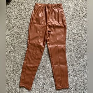 Forever 21 faux leather pants